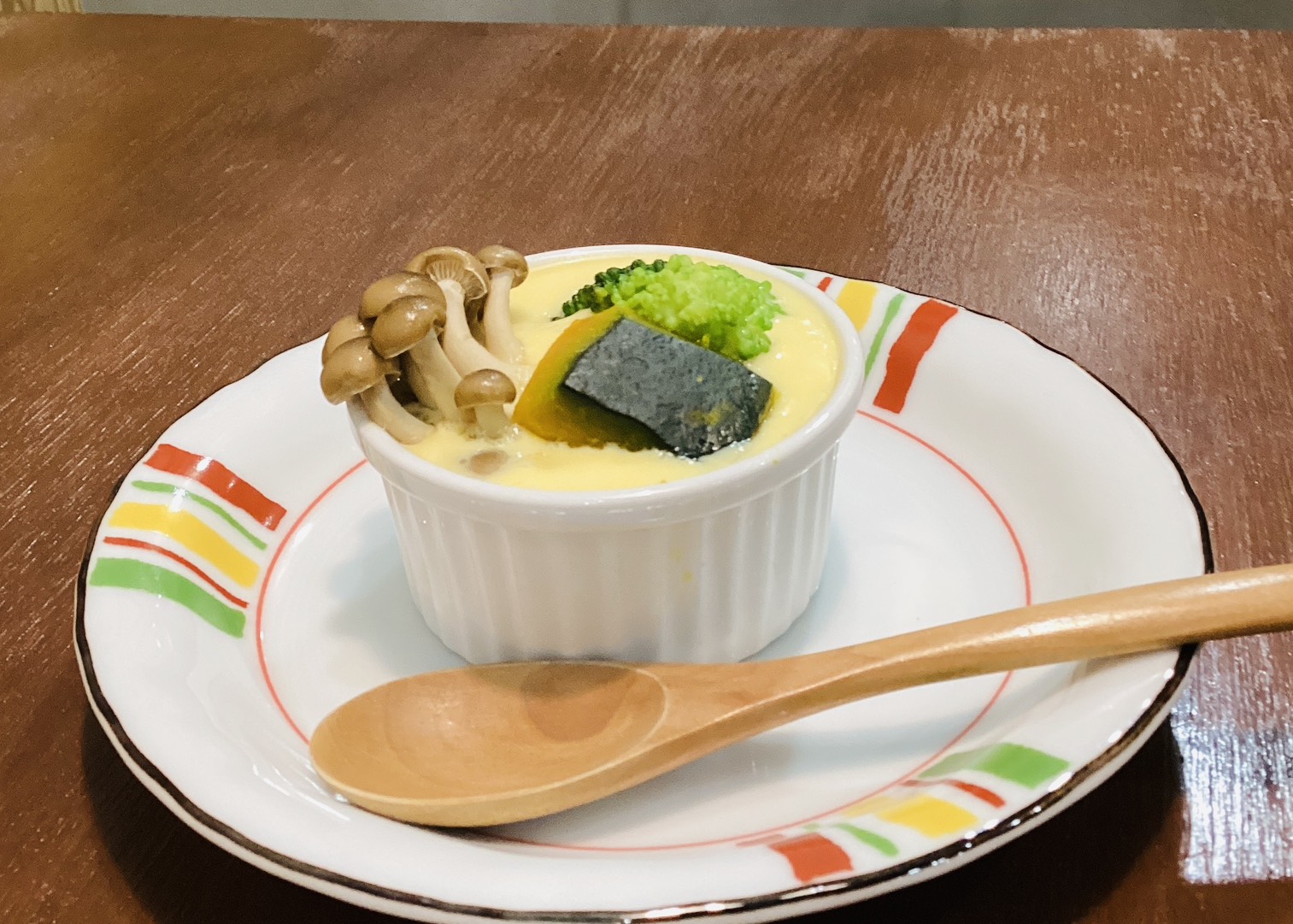 夏の限定メニュー 洋風茶碗蒸し